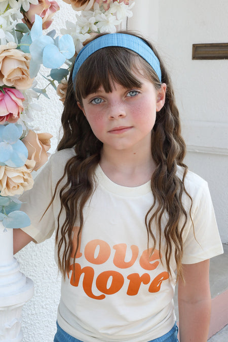 Flower Child T-shirt (Ocean) (Childrens size)