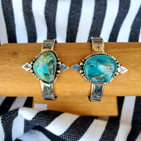 Gypsy Dreams Cuff C & D (Handmade Sterling & Turquoise)