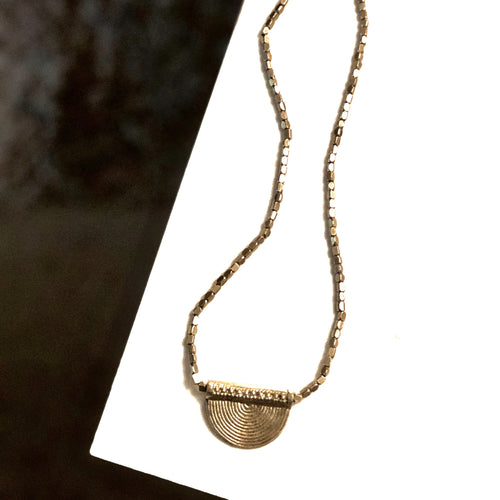 Sheeba Brass Necklace