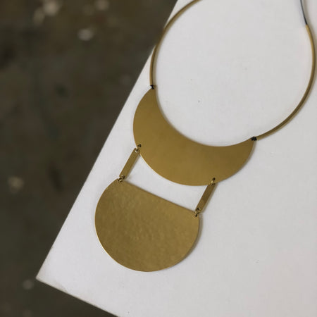 Gold Rays Small Necklace