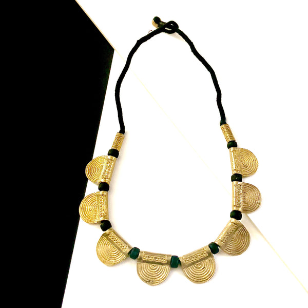Gold Rays Small Necklace