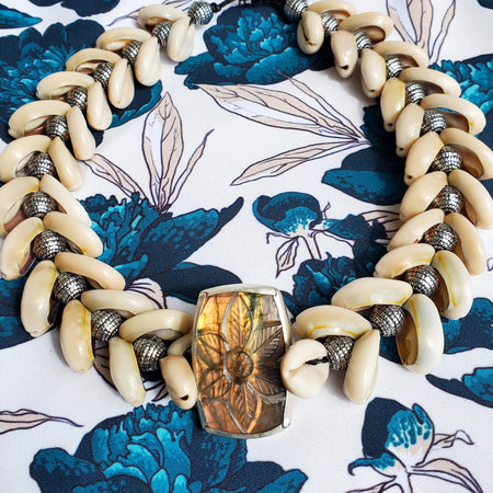 High Tides Necklace Turquoise (Choker Style)