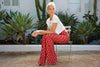 Wild & Free relaxed fit pant (Rose Red)